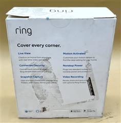 RING INDOOR CAM PLUG-IN HD SECURITY CAMERA WITH TWO-WAY TALK - BLACK